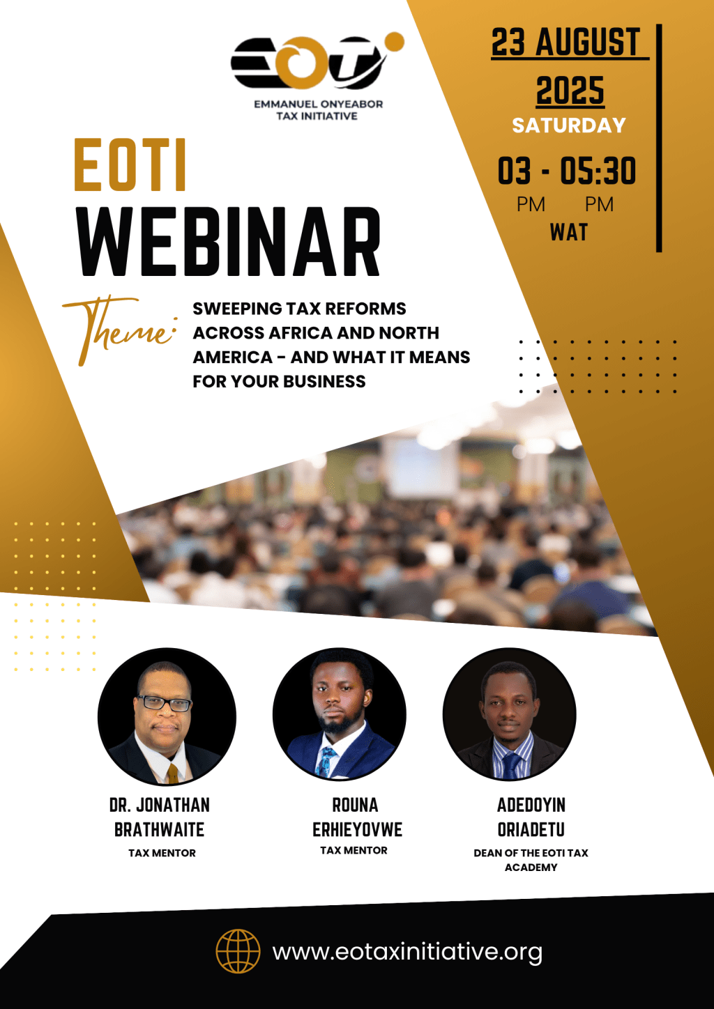 Upcoming Webinar: Sweeping Tax Reforms Across Africa and North America – Implications for&nbsp;Businesses